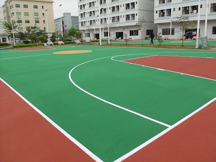 硅PU塑膠籃球場